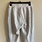 Beyond Yoga Striped Fleece Jogger Pant Athletic Womens Size S Heather Grey/Ivory Photo 3