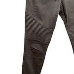 ZARA Ribbed Mid Rise Skinny Jeans Green Size 8 Photo 2