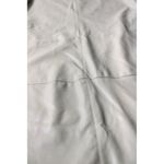 ZARA  Ice Faux Leather Tunic Dress Cream Tan Midi Shift Dress Pockets Medium Photo 2