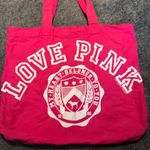 PINK - Victoria's Secret VICTORIA’S SECRET PINK Canvas Tote Bag Photo 3