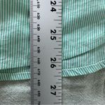 Everlane  Women’s Green & White Cotton Button Down Shirt Size 4 NWT Photo 6