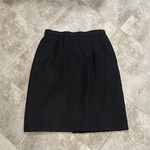 Jones New York Vintage Wool High Rise Pencil Skirt Knee Length Gray 8 Pleated Photo 1