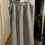 WRAY Green Tie Shoulder Maxi Dress Size 4 Photo 3