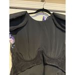 Versace NWT. $1996  Baroccoflage Print Mini Dress In Black IT38/US2 blue Photo 15