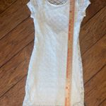Wet Seal  cream lace dress with open back size small Photo 1