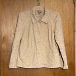 J. Jill Woman's Beige Cotton Blend Quilted Woman’s Jacket Size XS Photo 0