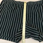 Sonoma  Black & White Linen Blend Chevron Striped‎ Pull On Easy Short NWT Size 3X Photo 8