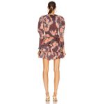Ulla Johnson  Semira Silk Mini Dress in Rosewood Size 2‎ Photo 1