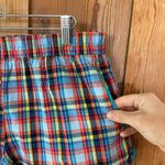 Urban Outfitters  UO Bryce Colorful Plaid 100% Cotton Pull-On Shorts - Sz L Photo 5