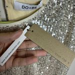 Do Be Silver Sequin Blouse Sz S NWT Photo 4