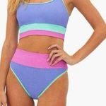 Beach Riot High Tide Colorblock Swim Bikini Photo 0