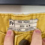 Free People  low rise mustard skinny stretch jeans size 26 Photo 7