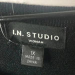 NWT SZ 1X BLACK SWEATER Soft DRESSY TO CASUAL SEE DESCRIPT BELOW NECKLACE Photo 4