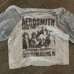 Aerosmith tour shirt philadelphia size small Gray Photo 0