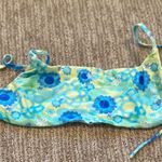 Blackbough Floral Bikini Top with Blue and Green Accents Photo 0