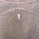 Free People Movement‎ long sleeve slouch hoodie with exposed seams size xs Purple Photo 2