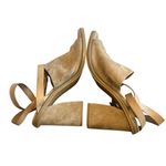Free People  See Ya There Suede Sandals Ankle Buckle Chunky Heels Size 41 10 US Photo 8