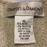 draper's & damon's Vintage Draper’s & Damon’s Gold Sparkle Tank Top XL Photo 5