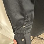 UNTUCKit Angela Black Shirt Dress 2 Tie Waist Long Sleeve Button Down Career Photo 4