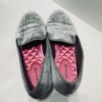 Birdies Flats Womens sz 6 The Starling Gray Velvet Comfort Shoes Loafers Photo 1