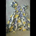 Oddi Floral Maxi Dress 1xl Boho Beach Romantic Dolman Sleeves Elastic waist Photo 3