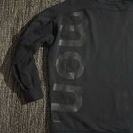 Lululemon Perfectly Oversized Crew *Logo RARE SPELLOUT Photo 3