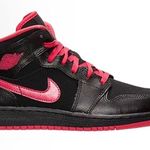 Air Jordan 1 Mid GS 'Black Fusion Red' Photo 0