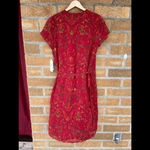 emanuel ungaro silk dress sz 14 Red Photo 7