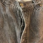 Levi's Womens Jeans 501 Button Fly Tapered Lev Vintage USA Made High Rise Gray 18 Photo 3