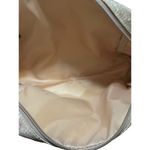 Tahari  Makeup Cosmetic Bag Pink Gold Sparkle Zip Top 8" x 6" x 2" Photo 3