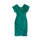 Alexia Admor NWT Naomi Dress Small V Neck Sheath Dress Dolman Sleeve Fern Green Photo 2