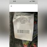 Reformation  Marlowe mini slip dress black and red floral size small Photo 4