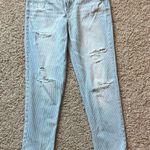 Hollister Railroad Striped Distressed Jeans Photo 0