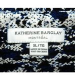 Katherine Barclay Woman's Sleeveless Blouse Size XL by Blue & Black V-Neck Photo 5