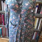 LuLaRoe ribbed floral XS cozy boutique sweater duster Photo 0