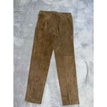 Talbots Women's Genuine Brown Suede Pants Size 4 Photo 7