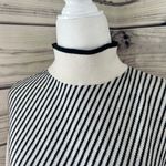 Apt. 9 Black & Cream Turtleneck Sweater Photo 1