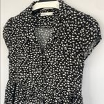 OAK + FORT Black and White Viscose V Photo 6