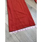 ZARA  ZW COLLECTION red wide leg masculine suit trousers georgette size M Photo 7