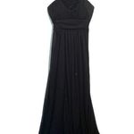 Trixxi Sleeveless Maxi Prom Dress Black Beaded Photo 0