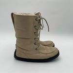 Manitobah Women’s 7 Waterproof Tundra Mukluk Leather Lace Boots Shearling Photo 4