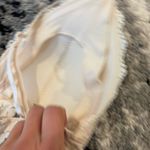 Momanda Lace Nursing Bra Bralette Set in Teal and Cream Size 34E Blue Photo 4