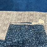 NYDJ  Marilyn Straight‎ Jeans Wild Animal Discharge Print Size 6 Photo 5