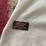 Ralph Lauren Lauren Faux Suede Elbow Patch Cotton Top Zipper (Sz XL) Cream Photo 12