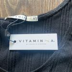 Vitamin A Black Bodysuit Photo 4