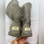 UGG Tall gray triple Bailey button  boots gray size 6 winter comfy Photo 13