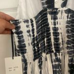 H&M NWT Black & White Tie Dye Maxi Dress Photo 11
