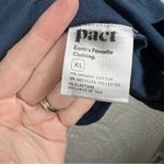 Pact  Blue Organic Cotton Flutter Sleeve Top Photo 3