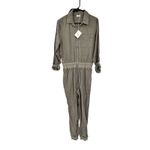 Faherty  Arlie Day Long Sleeve Jumpsuit in Surplus Green Size Small Photo 1