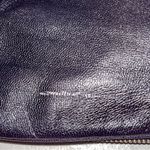 Alexis Hudson Navy Blue Leather Grand Bastille Bag Purse Photo 10